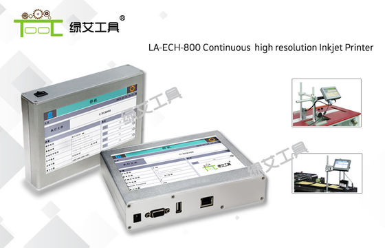디지털 방식으로 산업 잉크젯 프린터 ECH 800 - 지속적인 단 하나 분사구 0-12.7mm 160m/Min